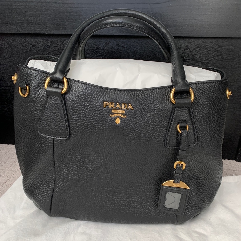 Prada Vitelli Daino Satchel